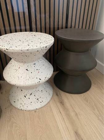 Geometric Side Table Plant Stand - NIB 1