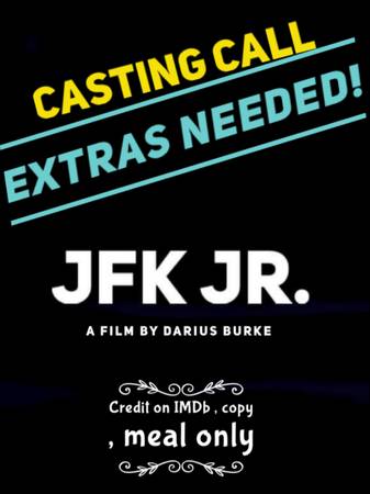 Extras needed for independent film “JFK Jr.” 1