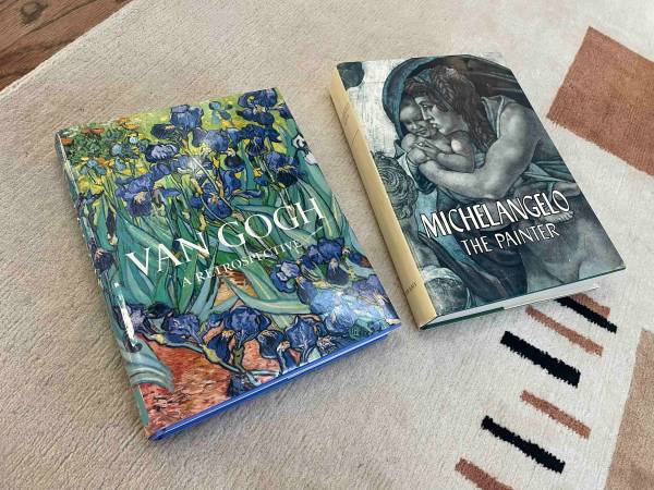 Coffee Table Books on Van Gogh & Michelangelo 1