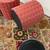 Set of 2 Moroccan  Ottoman’s w/ Removable Tv Tray Table Top 20” x 20” 8 thumbnail