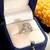 Engagement ring, CZ Oval Cushion 4.0 Ct. 14K Ring, by Birkat Elyon size 5 1/2 11 thumbnail