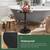 Simple Trending Small Side Table, Round Drink Table End Table, Sofa Table TV Tra 6 thumbnail