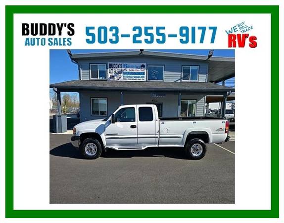 2002 GMC Sierra 2500HD 4wd hd SLE extended cab long bed low miles sle - $17,950 (Buddys RVs)63624308009345121