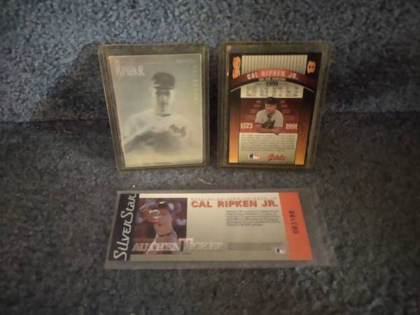 Cal Ripken Jr 1991 L/E Silver Star Numbered AuthenTicket & Hologram 1