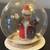 Vintage Santa Hand Blown Glass Diorama Christmas Ornament 2 thumbnail