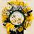 Gnome wreath/ (“kind words are like honey “)with bees 7 thumbnail