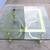 1970s Hollywood Regency Jansen Brass and Glass Square Coffee Table 8 thumbnail