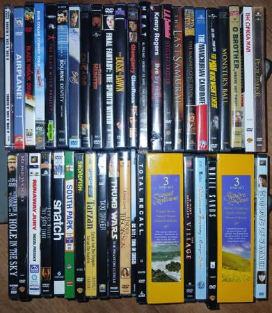 DVDs - various 1