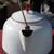Vintage Enamelware White Teapot Red Trim & Wooden Black Bale Handle 4 thumbnail