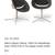 Designer Chair "So Happy" by Marco Maran: Black Shell W/ Chrome WOW! 2 thumbnail