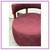 Village West Design Custom Made Swivel Club Chairs In Raspberry 6 thumbnail