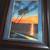 Framed Tropical Sunset Artwork Signed Emilio Ramirez Leiton 2 thumbnail