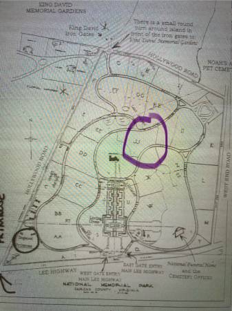 National Memorial Park Falls Church 4 Cemetery PREMIUM Plots 1