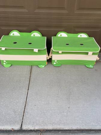 2 fabric large storage container (very new) 2/$15 1