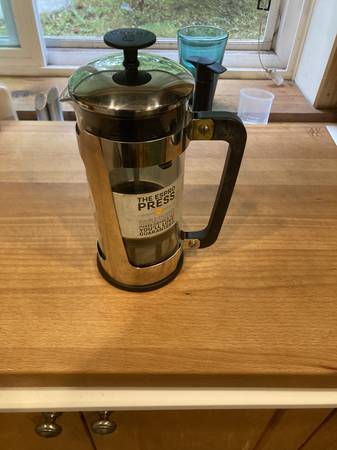 Espro Coffee Press P5, 18 oz (~500ml), glass/metal, used 1