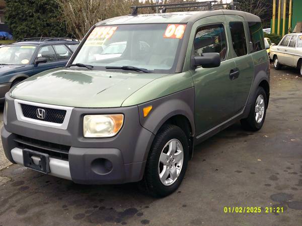 2004 HONDA ELEMENT EX AWD, UN SOLO DUEÑO, EQUIPADO CORRECTAMENTE - $3.199 (Seattle/Lake City)63470887275777121