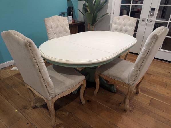 Dining room table and chairs 1