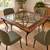Beautiful 42″ Solid Wood, Iron & Glass Table – Dining or Entryway 6 thumbnail