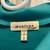 Sleeveless, high neck, a-line silhouette, solid, green dress, size S 2 thumbnail