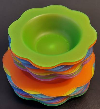 Flower Bowls and Plates 1