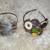 2 Headbands - Feather Fan (metal) & Vintage Button Crown (plastic) ea. 1 thumbnail