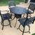 Patio Set Hanamint Bar Height 5 piece Outdoor Patio Furniture Bar Height Dining 14 thumbnail