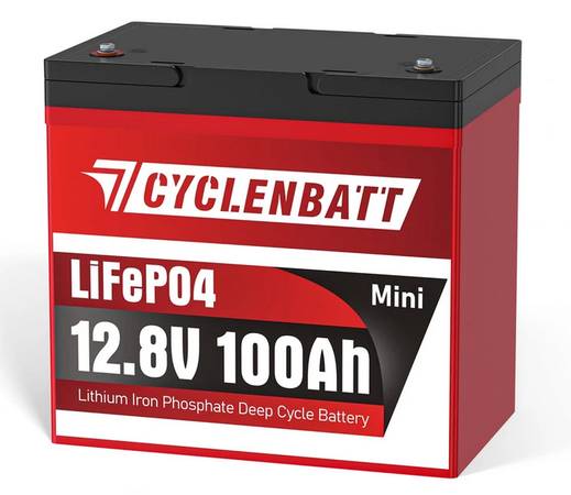12V 100Ah LiFePO4 Lithium battery 1280Wh w/ Bluetooth 1