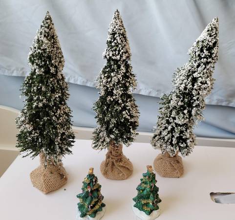 Christmas Village Trees 1