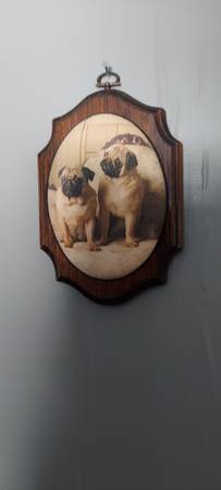 Pugs wall plaque 1