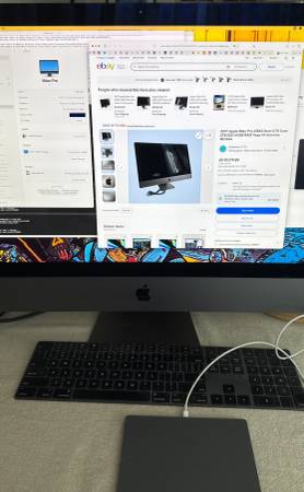iMac Pro 2017 10 core 3GHz 2TB SSD, Vega 64, 64GB Ram, 27" screen 1