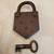 Antique/medieval-style wrought iron padlock. Works Smoothly. 440 Grams 12 thumbnail