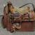 VINTAGE LEATHER SADDLE PURSE 1 thumbnail