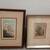 Antique French and German etchings artwork hand colored 19 thumbnail