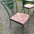Wrought Iron Dining Set Woodard Rose Table with 4 Chairs Porch Cafe 2 thumbnail