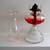 Antique Clear Glass Oil Lamp 3 thumbnail