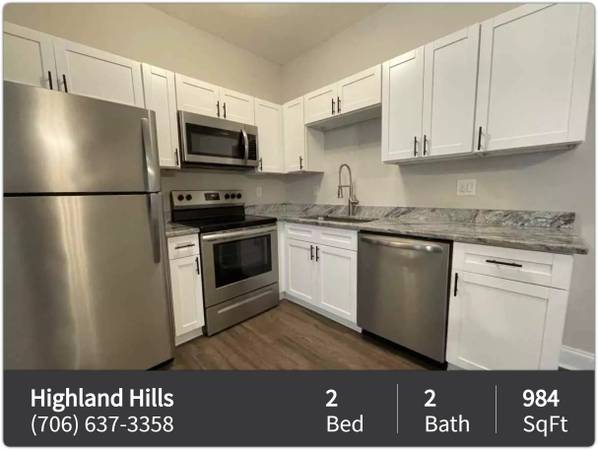 $1,475 / 2 habitaciones - 984 pies² - ¡Te encantará tener tu propia lavadora/secadora en Highland Hills! (Grovetown)63825472082563121
