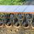 UNIQUE Funky WINE rack SHELF Handcrafted Horseshoes Wood SOLID! Heavy! 7 thumbnail