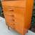 Vintage Mid-Century Modern Danish Teak 5-Drawer Dresser Vanity 13 thumbnail