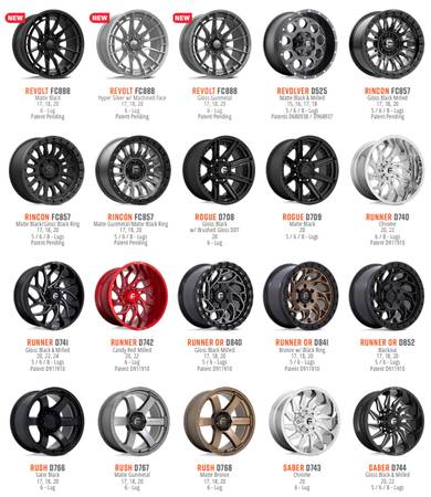 New Fuel Off Road 4x4 Style Wheels for Stock Leveled Lifted Truck SUV 1