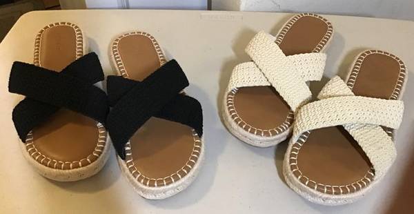 PAIR OF TORRID CROCHET SANDALS - Size 11W 1