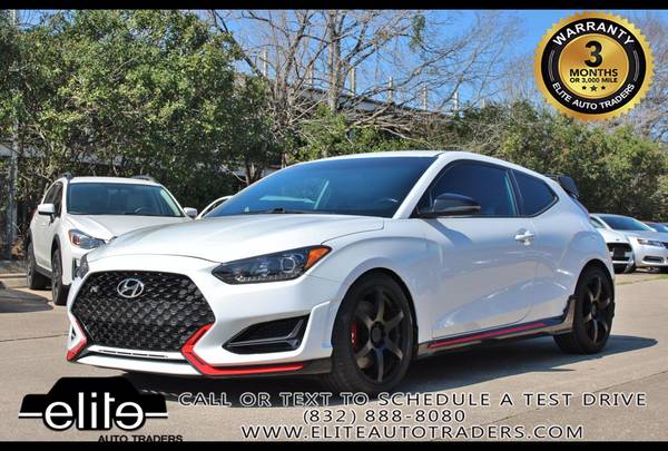 2020 Hyundai Veloster N Line Manual Transmission/ Texas Clean Title - $13,500 (Houston)63622206167041122