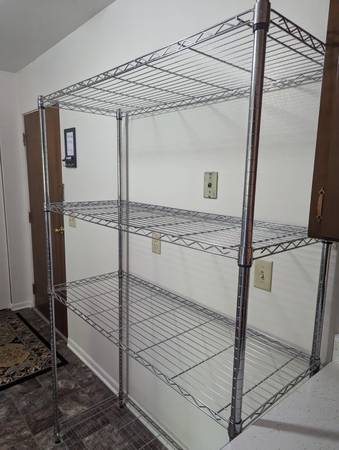 Chrome Baker's Rack 48"x72" - $35 (Madison East)63471316681473122