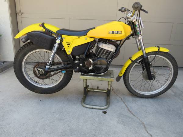 Trials Motorcycle 1982 SWM 1