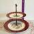Dessert  Cake Cupcake Tiered Plates 23 Karat Gold 7 thumbnail