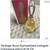 1970s AVON 5" Glass Gold Handle Ringing Bell Perfume BOTTLE 2 thumbnail