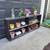 Rustic Wood Shelf with Casters 6 thumbnail