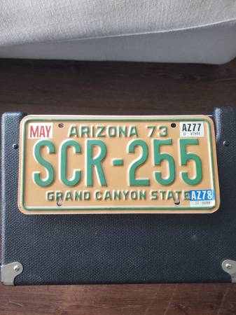 1973 Arizona License Plate 1