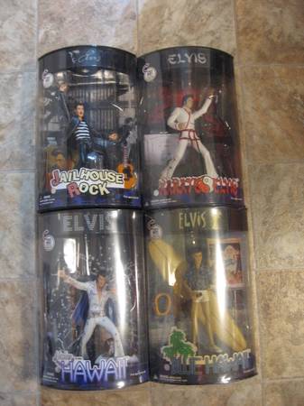 Elvis Presley New In Boxes Set of 4 Collectable Figures 1