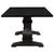 Parkins 86 inch Double Pedestals Dining Table Rustic Espresso 6 thumbnail