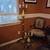 Mid century modern floor & table lamp home decor furniture MCM gold 1 thumbnail